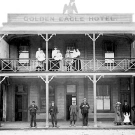 Golden Eagle Hotel,Boundary Street, Greymouth.ca.1910.
