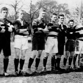 Bill Kells, a.k.a. Warrior Kells,Rugby League. ca.1930s.