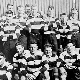 Short time game West Coast v Canterbury.1932.