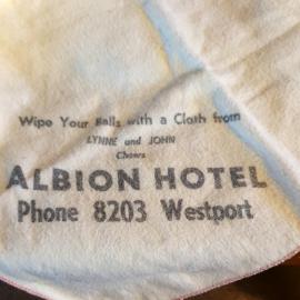 Albion Hotel, Westport - cloth