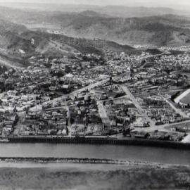 Greymouth from the air.      ca.1935