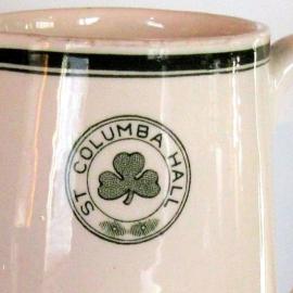 Jug from St Columba Hall, Greymouth.