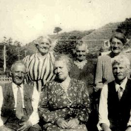 Six of the  Butcher Siblings .ca.late 1930`s.