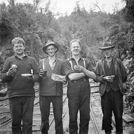 Denniston miners 1940. - 2 PHOTOS -