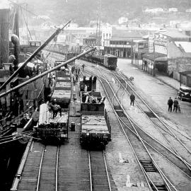 Greymouth wharf.ca.1940s.