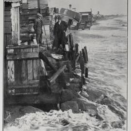 Hokitika erosion, April, May and November 1914 *PHOTO ALBUM*