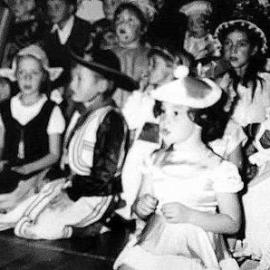 Kids fancy dress ball, Ikamatua.  ca.1960`s.