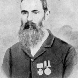 Samuel Mitchell ,1841-1894-winner of the first Victoria Cross,buried at Ross Cemetery.  -2 PHOTOS-