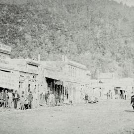 Early Reefton - Victoria House. 1870`s.