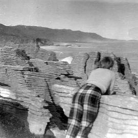 Pancake Rocks at Punakaiki. May 15th 1959.