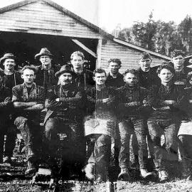 United Sawmills, Foley's Creek - 12 miles inland from Camerons .1928.