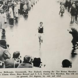 ALBUM - Dave McKenzie winning Boston marathon .1967.