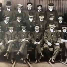 Westport loco drivers, firemen and cleaners