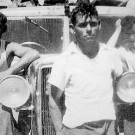 Jack Fearn, Dad Henry Growcott, Shorty Fearn at Kowhiterangi