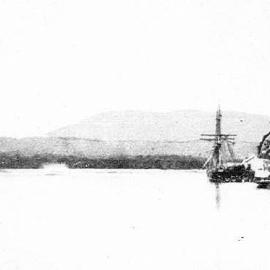 Greymouth Wharf 1865.