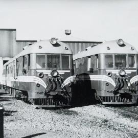 West Coast railcars at Linwood Loco Depot