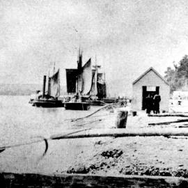 Greymouth Wharf .1868.