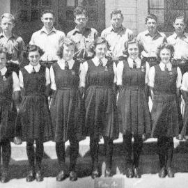 Reefton High School, form four, 1946