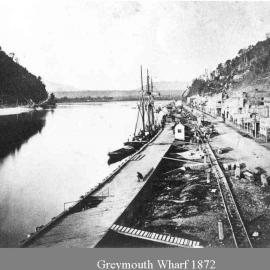 Greymouth wharf 1872