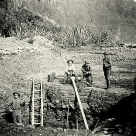 Fitzgerald Gold claim, Round Hill and Callaghans.ca.1890s.