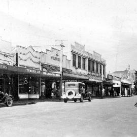 Outside Woolworths ,Greymouth.1940.s