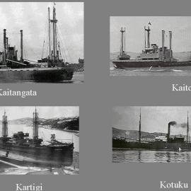 Ships which serviced Greymouth in the earlier years.