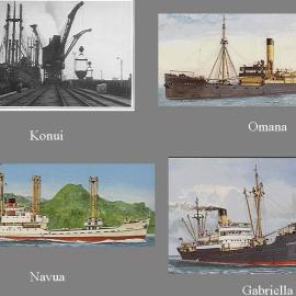 Ships which serviced Greymouth in the earlier years.