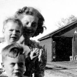 Ahaura Railway Station .ca.1945.