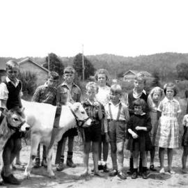 Ahaura pet show day,1952.
