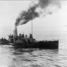Paddle steamer Westland  - off Greymouth.
