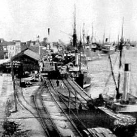 Greymouth Wharf 1930s.