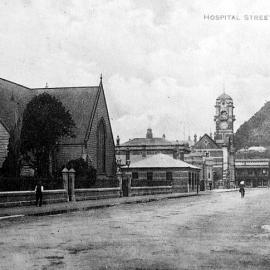 Hospital St, Greymouth. ca 1910's.