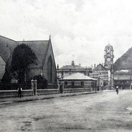 Hospital Street, Greymouth.   ca.1900-1910.