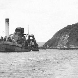 The Mawhera Dredge  in the Grey River.