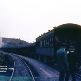 We 375 shunts a coal train at Dunollie