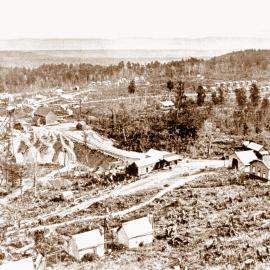 View of Waiuta, showing the Blackwater Mine.ca.1910-19.