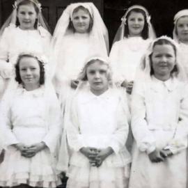 Saint Mary's Church, Hokitika. First communion, 1940/1941.