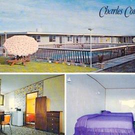 Postcard of Charles Court Motel, Greymouth.