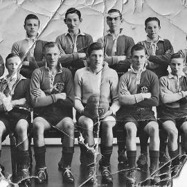 Greymouth Technical High School Soccer XI, 1937.