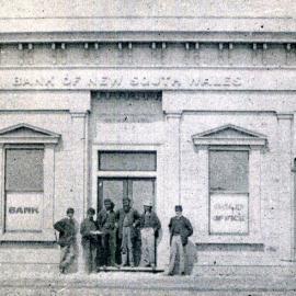 Hokitika's old bank in Revell Street.ca.1870`s.