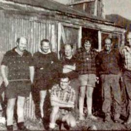 The Westland County Council Road construction gang.Cascade Valley.1979.