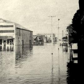 The flooding of Weld, Tancred and Hamilton Street, Hokitika,February, 1935