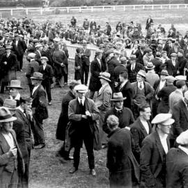 Charming Creek Coal miners demonstration, Patterson Park, Westport.ca.1930.