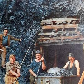 Alf Filer , Noel Smythe, Jim Stewart and Chic Robertson,Denniston.1961.