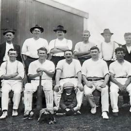Greymouth Watersiders Cricket Team, 1922.