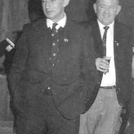 Arthur Fong and Cocky Walton, Railway Social, Greymouth.