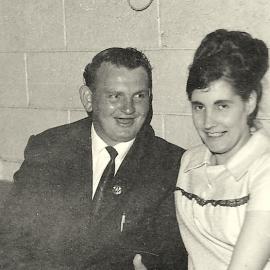 Railway Social, Doug and Colleen Tayor, Greymouth. 1969.