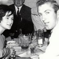 Ken and Annette Thomson at Railway Social, Greymouth.1969.