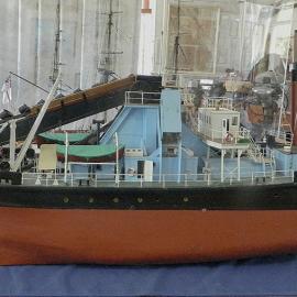 Model of the Greymouth dredge Mawhera