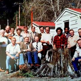 ALBUM - A reunion of Muritai house.- Railway guys.